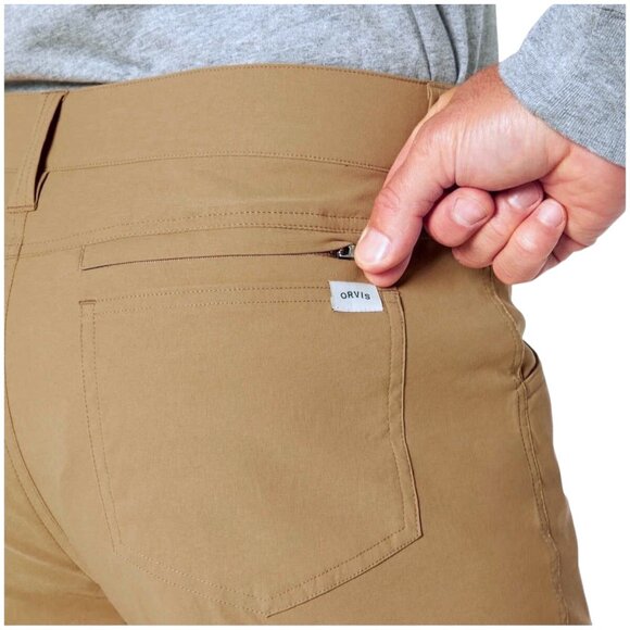 Orvis Classic Collection Lightweigt 6 Pocket Tech Pants 36x29 Stretch Beige/Tan - Picture 5 of 16